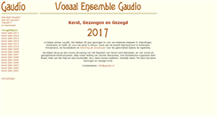 Desktop Screenshot of gaudio.nl