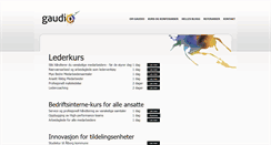 Desktop Screenshot of gaudio.no